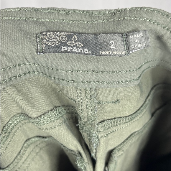 Prana Halle Pants in Green Jasper in Short Inseam. - Picture 10 of 12